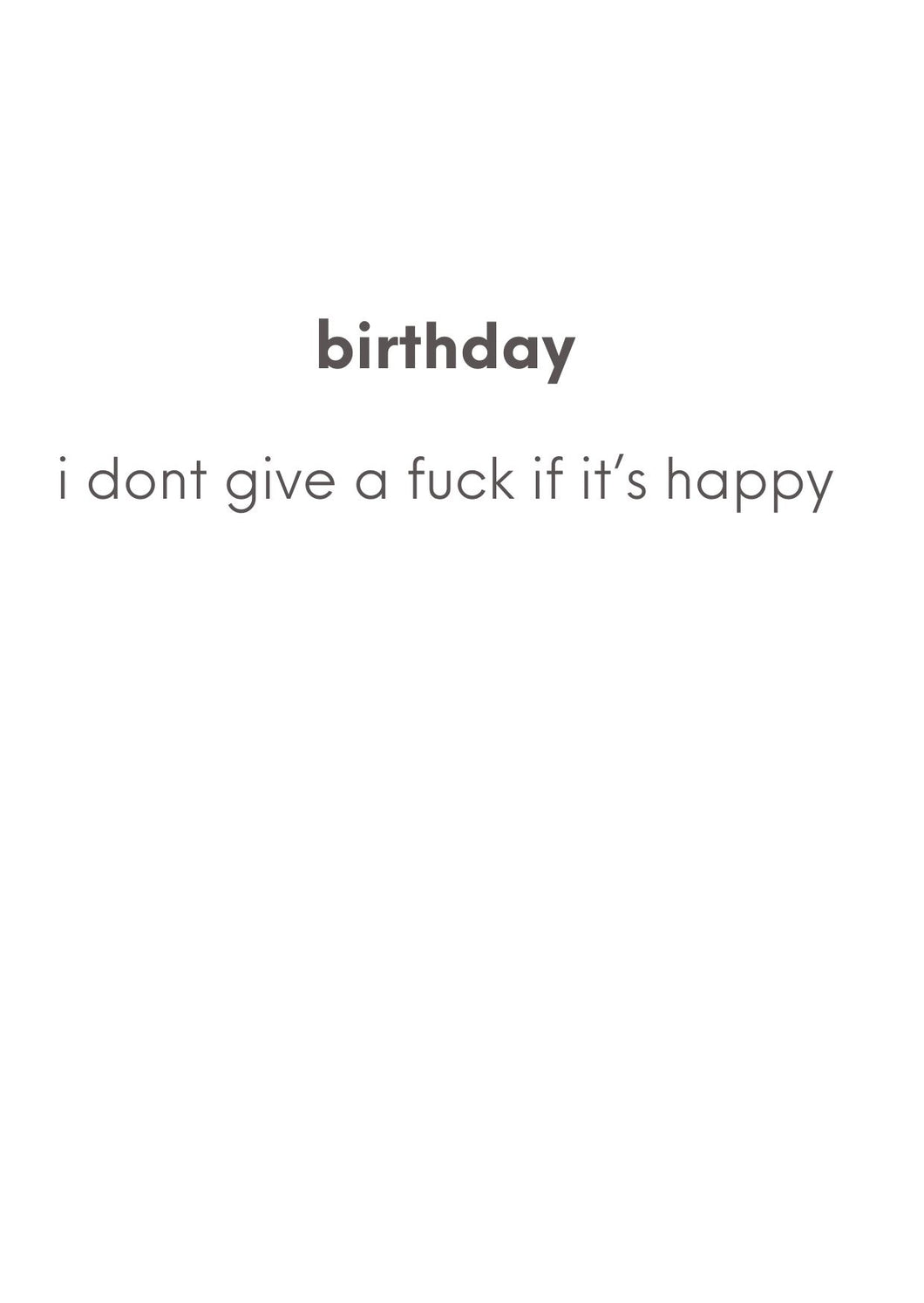 Birthday