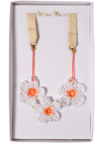 Necklace - Crochet Flower