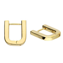 Gold Plated Square Huggie