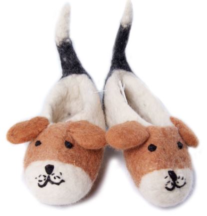 Felt Booties - Little Puppy
