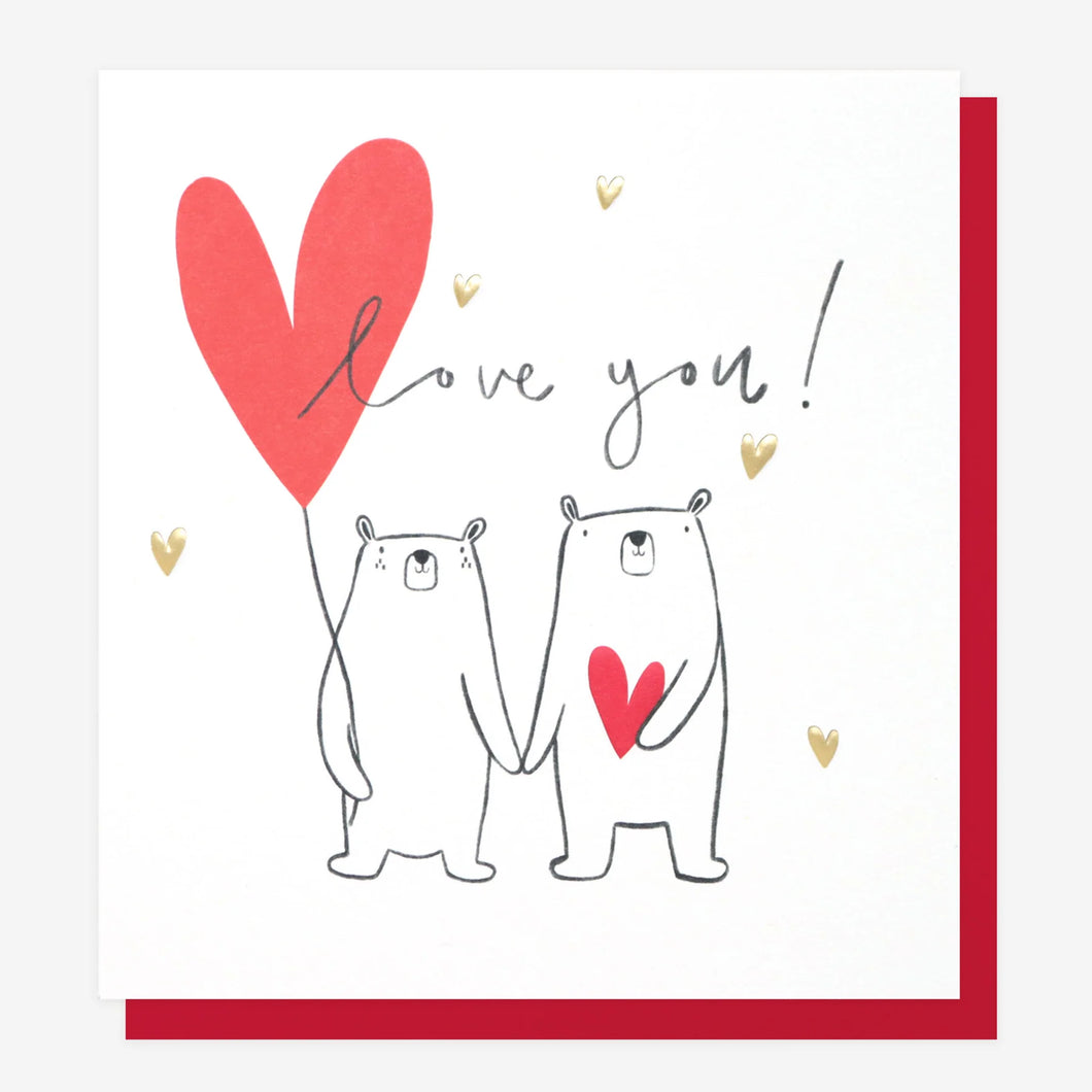 Love You Bears Valentines Card