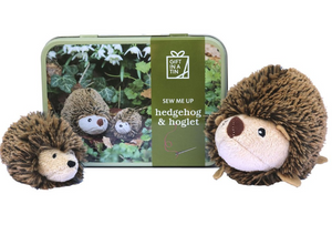 Gift in a tin - Hedgehog & Hoglet
