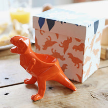 House of Disaster Orange Origami T-Rex Dinosaur Egg Cup