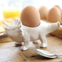 House of Disaster White Origami Triceratops Dinosaur Egg Cup