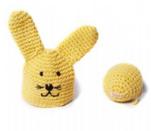 Cotton Crochet Bunny Egg Cosy and Egg Decoration