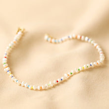Miyuki Seed Bead and Freshwater Seed Pearl Anklet