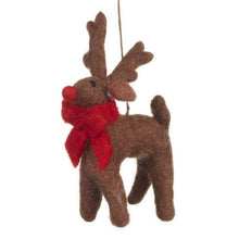 Brown Rudolph Hanging Decoration